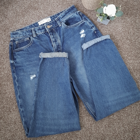 Denim&Co Denim - Ripped Mom Jeans